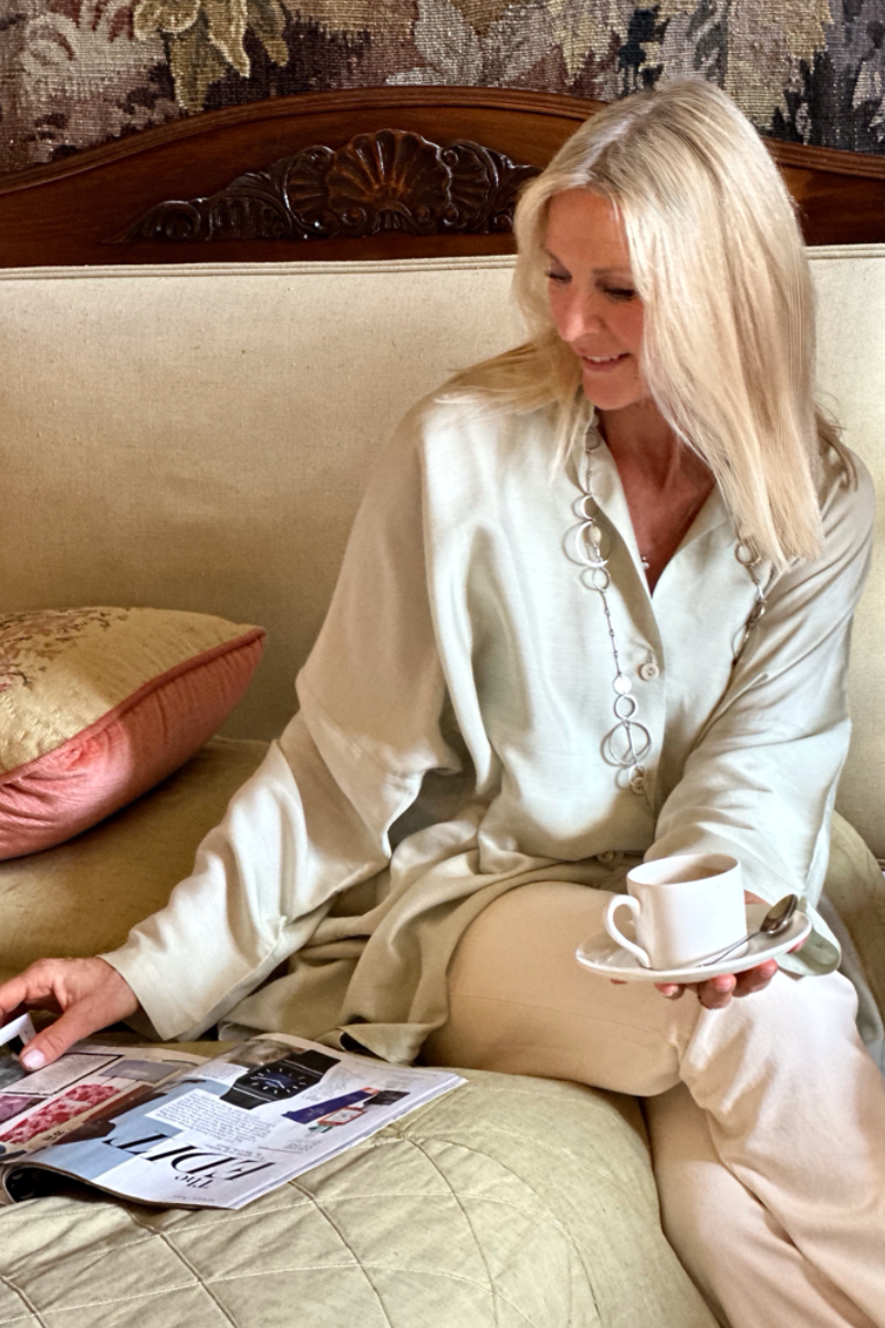 THE RECCO SILK - ICE MINT OVERSIZED SHIRT