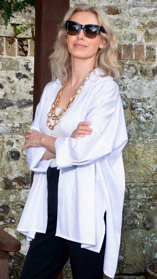 THE SOHO SATIN COTTON HERO SHIRT