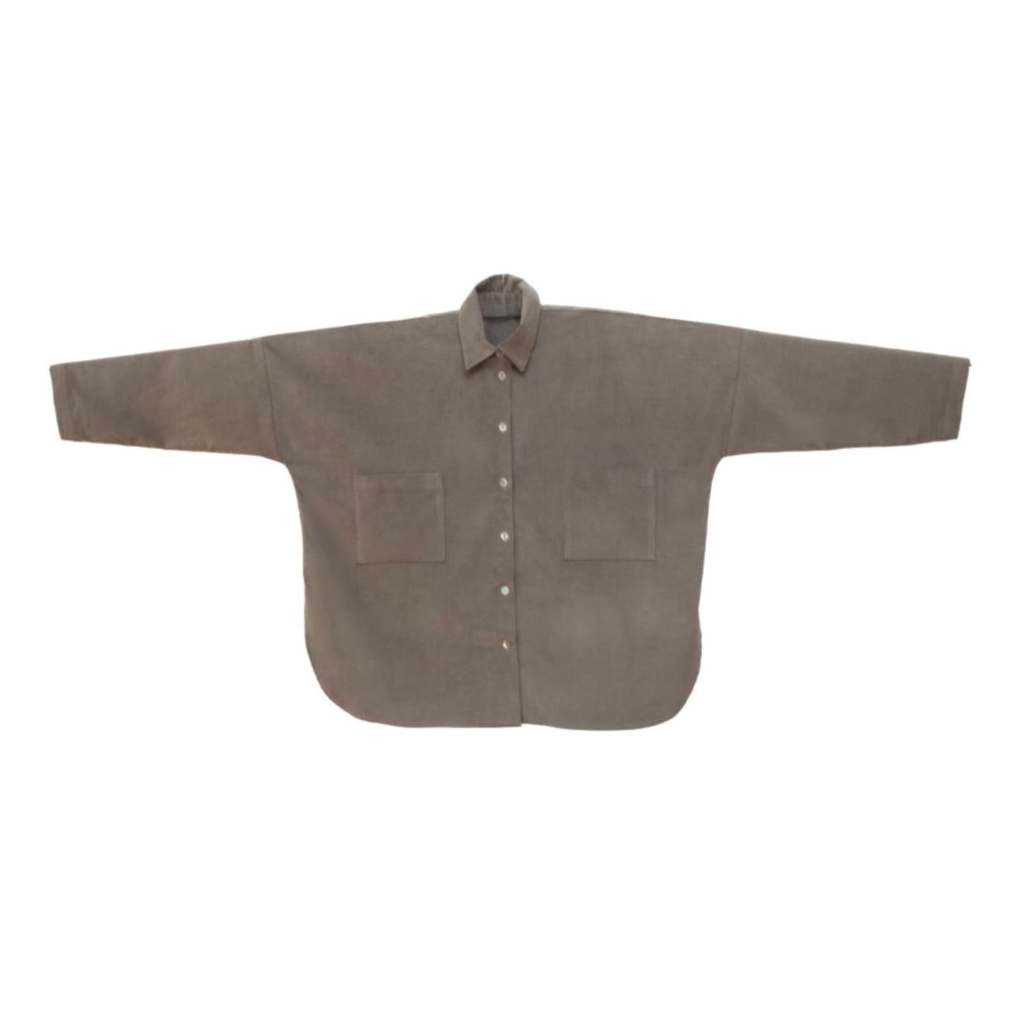 B - THE KNOLE OVERSIZED SHIRT IN KHAKI GREEN