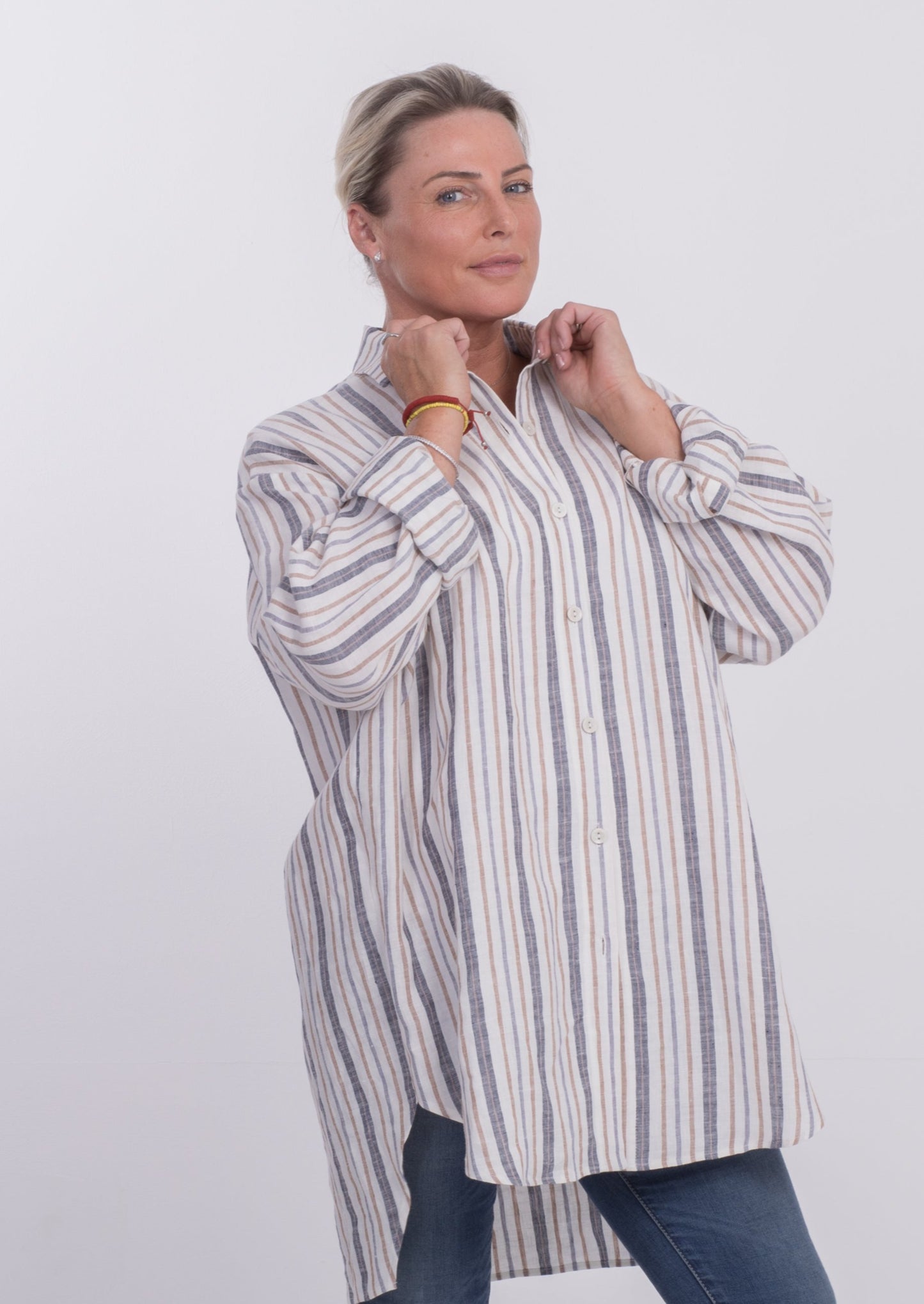 THE CAPRI STRIPED LINEN ENSEMBLE