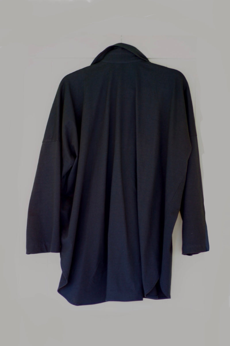 I-THE TRAFALGAR OVERSIZED SHIRT IN NAVY HERITAGE JERSEY